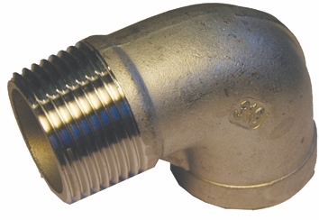 1½ RF RÖRVINKEL IN/UT