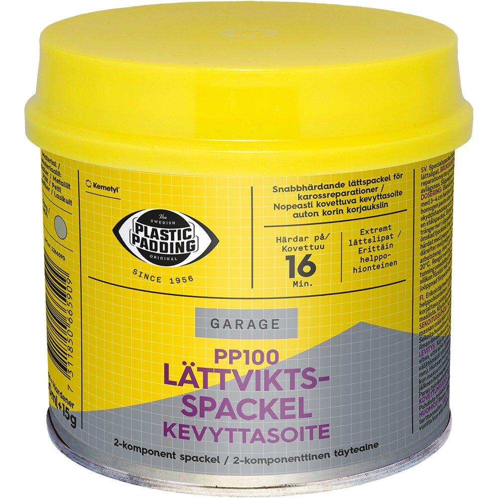 PLASTIC PADDING LÄTTVIKSSPACKEL PP100 460ML