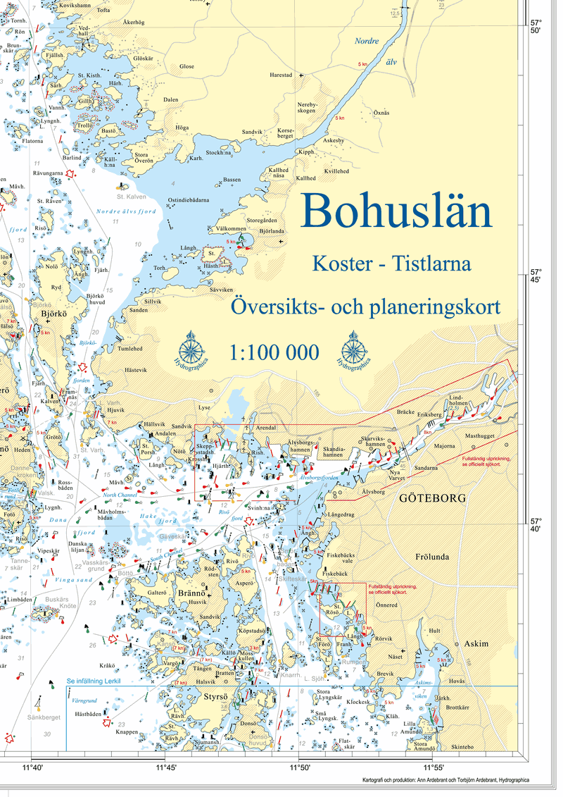 FALSAT ÖVERSIKTSKORT BOHUSLÄN