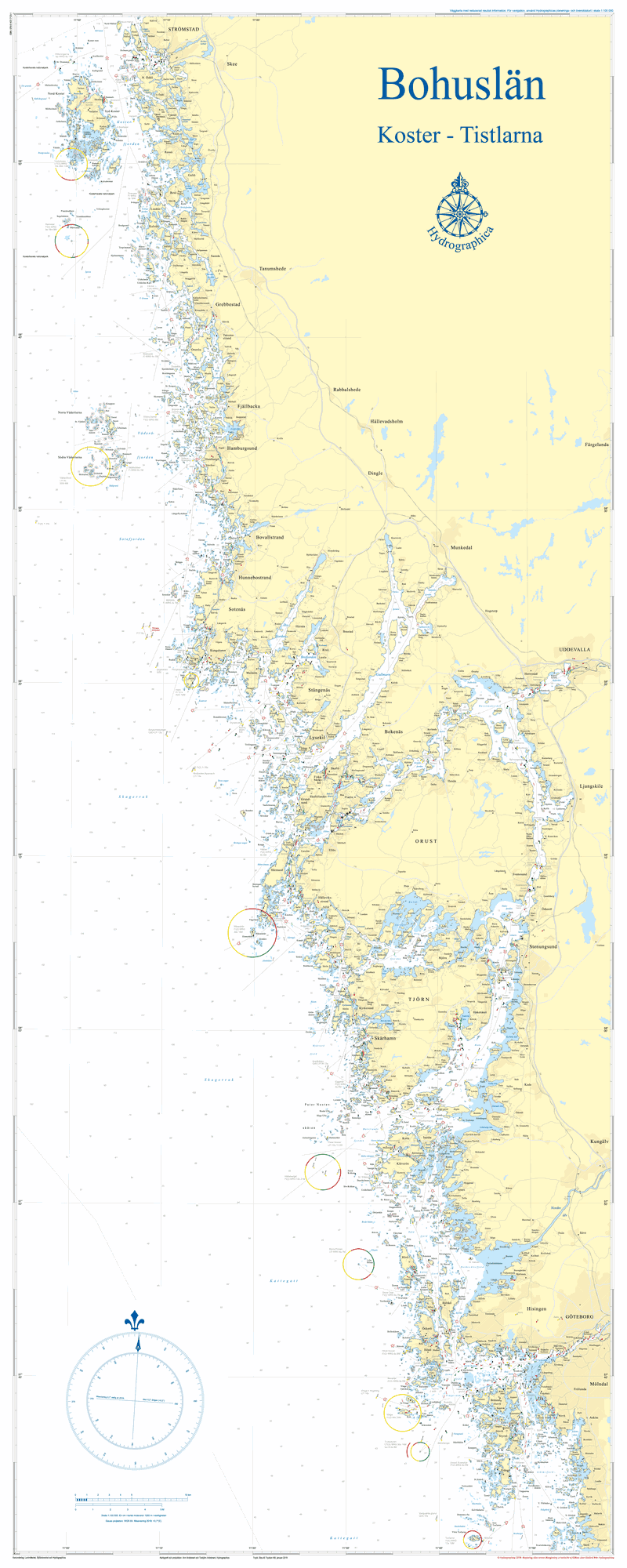 VÄGGKARTA BOHUSLÄN