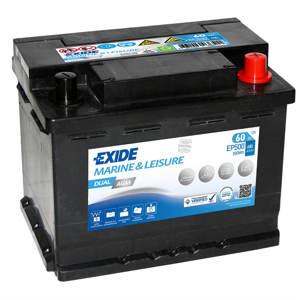 EXIDE AGM MARINE DUAL