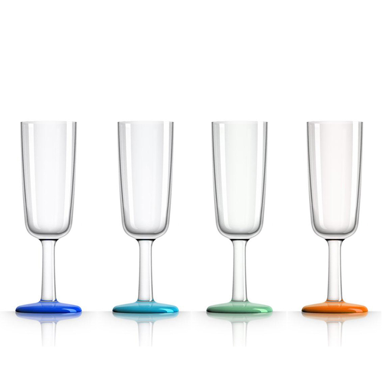 CHAMPAGNEGLAS BLÅ MARC NEWSON