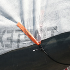 BÅTPRESENNING TOPTEX BOAT COVER  5 x 8M 160G GRÅ