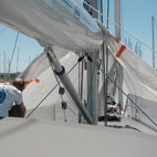 BÅTPRESENNING TOPTEX BOAT COVER  5 x 8M 160G GRÅ