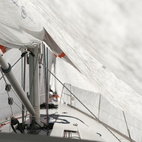 BÅTPRESENNING TOPTEX BOAT COVER  5 x 8M 160G GRÅ