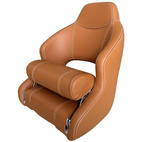 BÅTSTOL FLIP UP AIR DIAMOND COGNAC