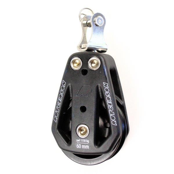 BLOCK 50MM, ENKEL, TOGGLEHEAD,