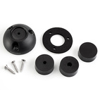 KABELGENOMF. RAK SVART SCANSTRUT 4-9MM