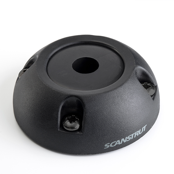 KABELGENOMF. RAK SVART SCANSTRUT 9-14MM