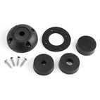 KABELGENOMF. RAK SVART SCANSTRUT 9-14MM