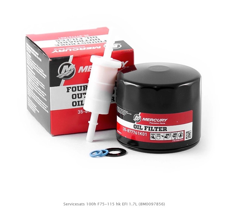MERCURY F80-115 EFI 1,7L SERVICEKIT 100H