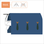 BÅTPRESENNING TOPTEX BOAT COVER  5 x 8M 160G GRÅ