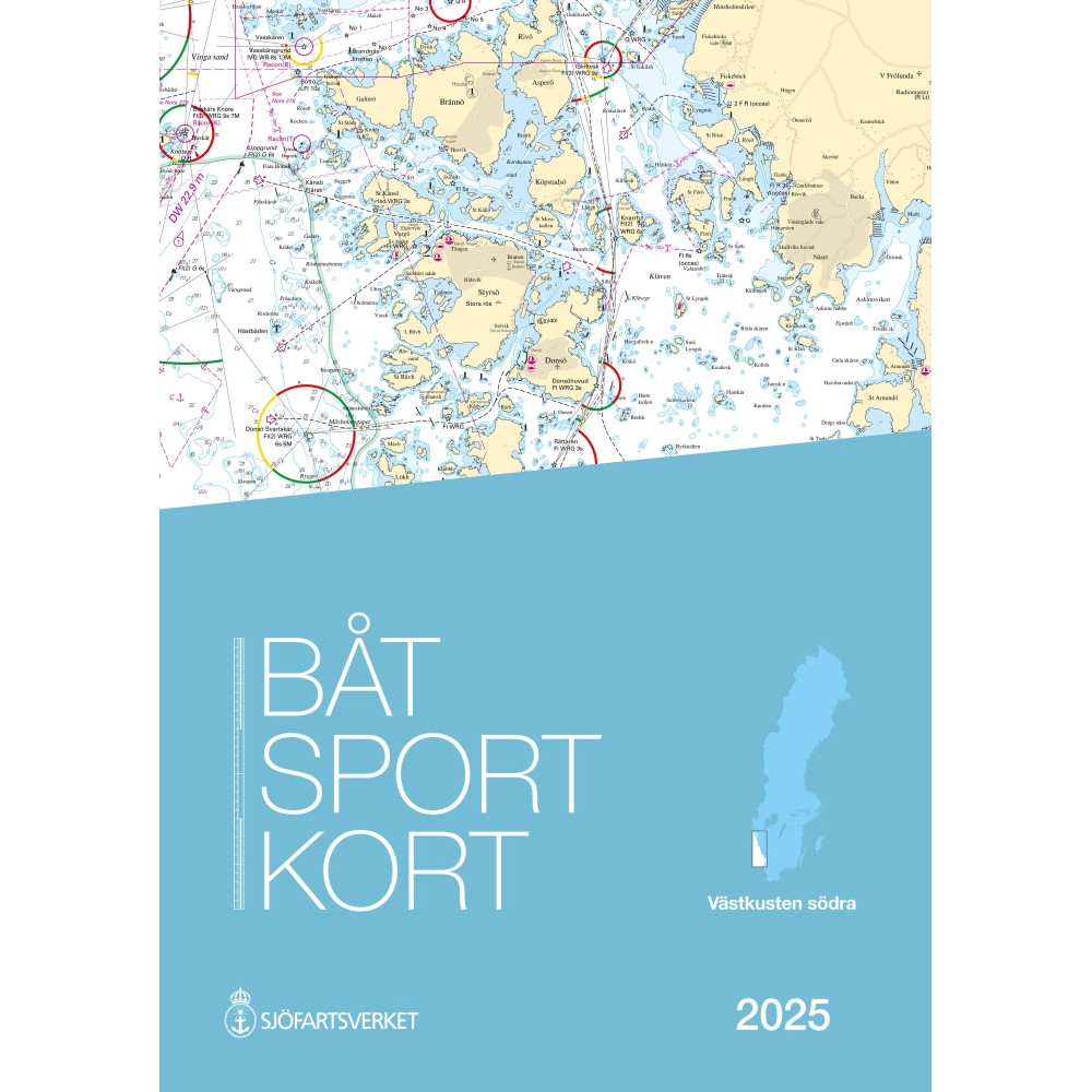 BÅTSPORTKORT SÖDRA VÄSTKUSTEN 2025