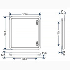DÄCKSLUCKA ONBOARD 50X50