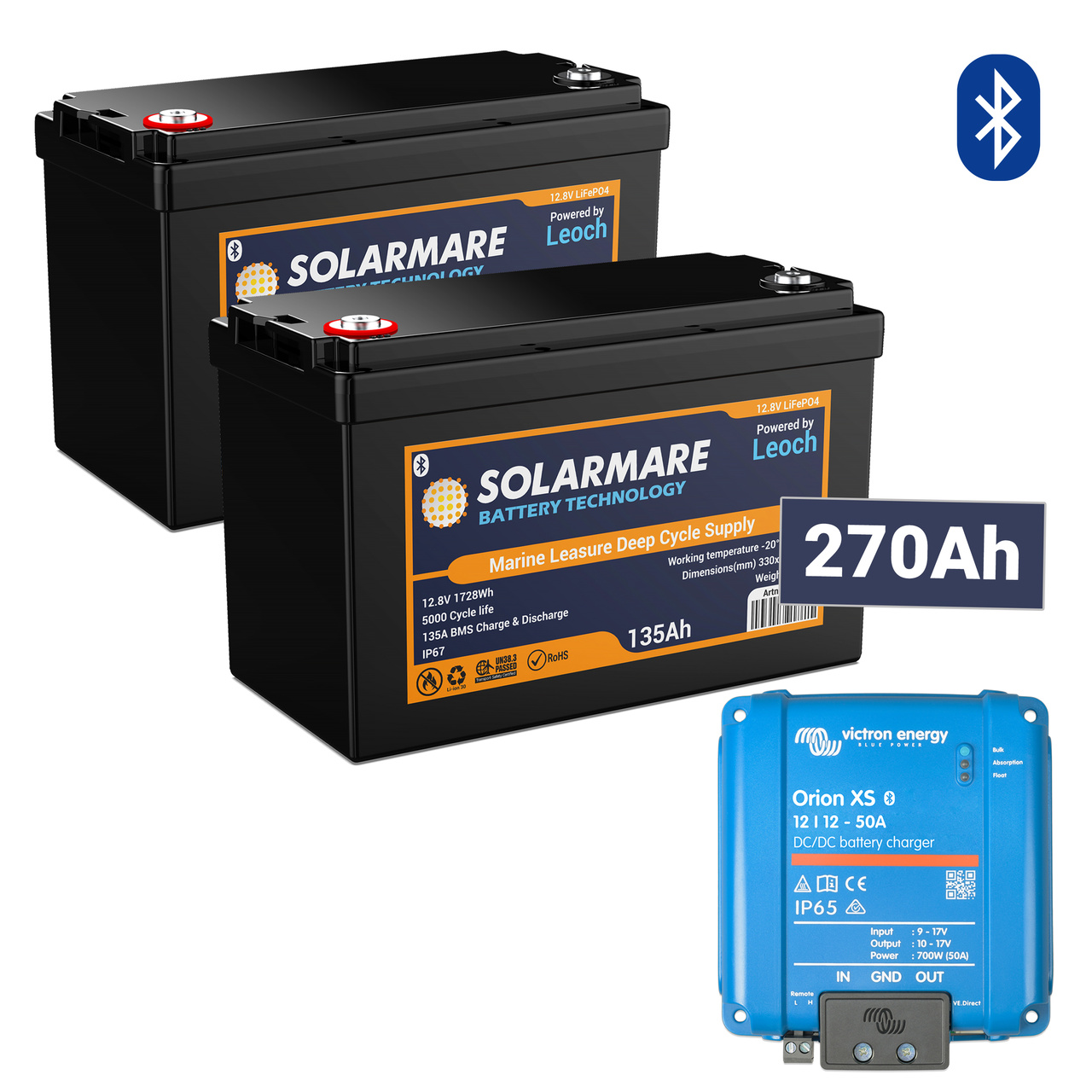 LITIUMPAKET 270AH SOLARMARE