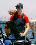 HENRI LLOYD COASTAL HI-FIT BYXOR NAVY DAM XS