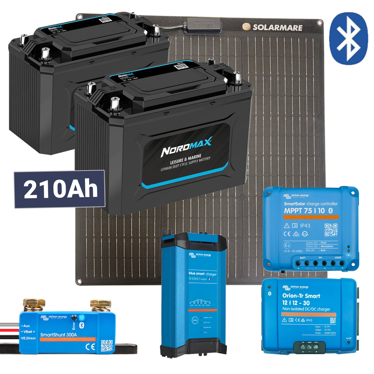 NORDMAX 105AH LITIUM DEEP CYCLE BLUETOOTH