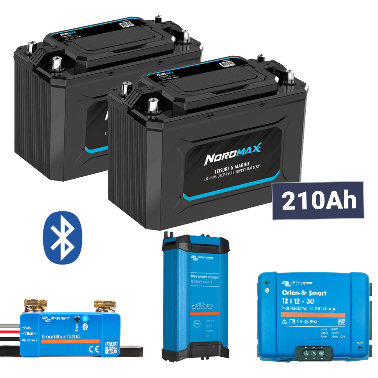 NORDMAX 105AH LITIUM DEEP CYCLE BLUETOOTH