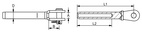 BW FORK TERMINAL 6MM, 8PIN