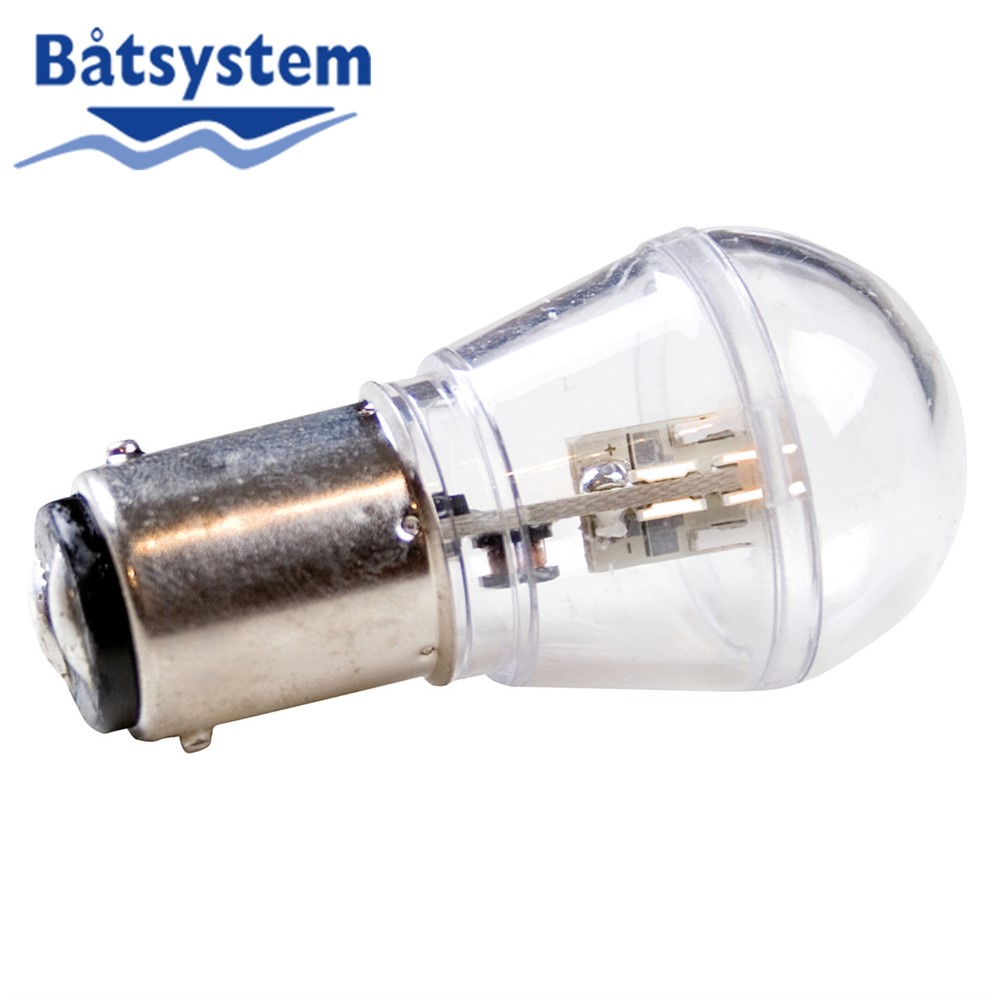 LED BA15D BÅTSYSTEM  2-POL 8-30V