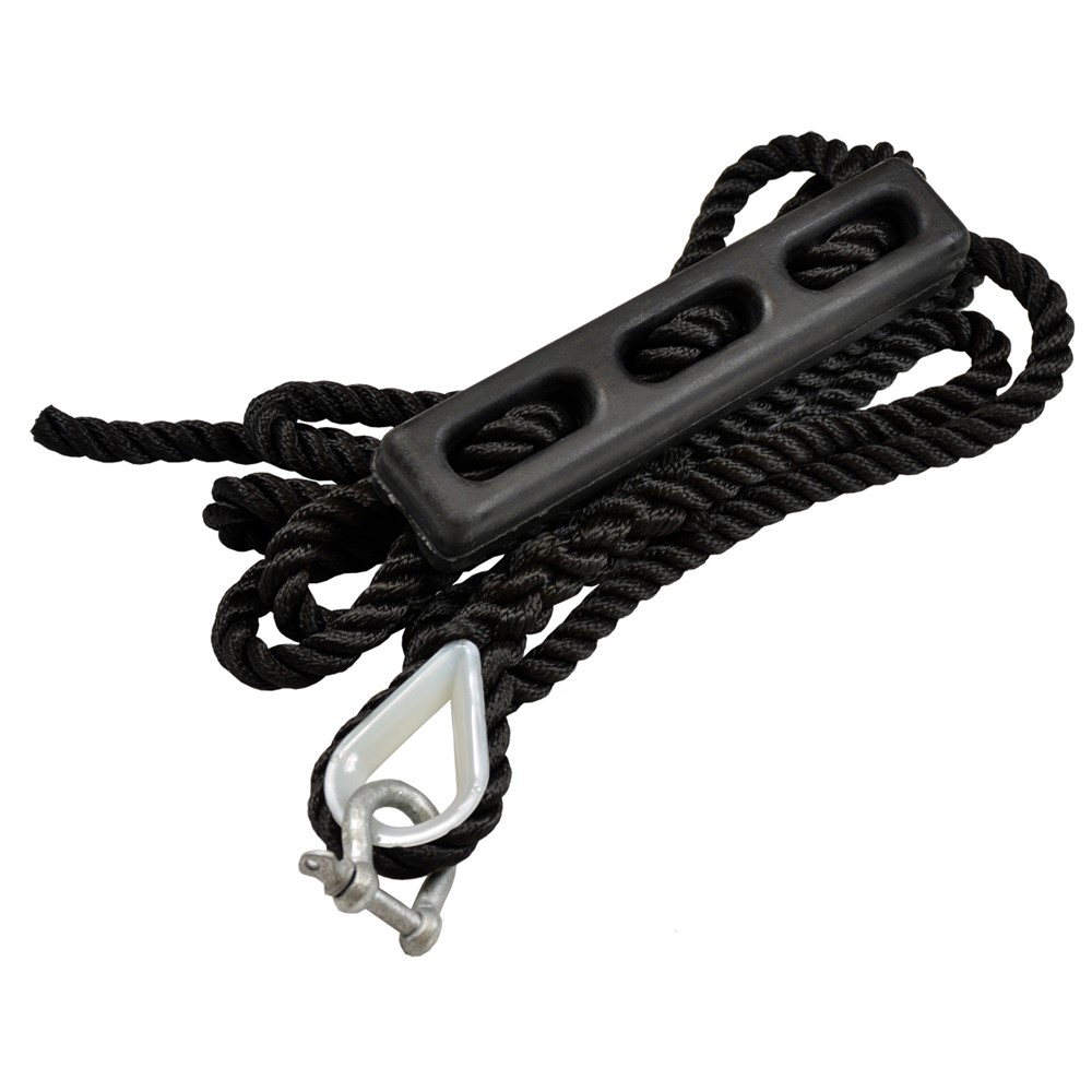 FÖRTÖJNINGSLINA 12MM/3.5M SVART GUMMIFJÄDER PKT