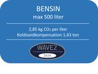 KOLDIOXIDKOMP FÖR 500L BENSIN -1,43 TON CO2 WAVEZ