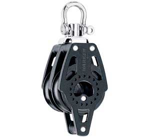 HARKEN 40MM DUBBELBLOCK SWIVEL + HUNDSVOTT