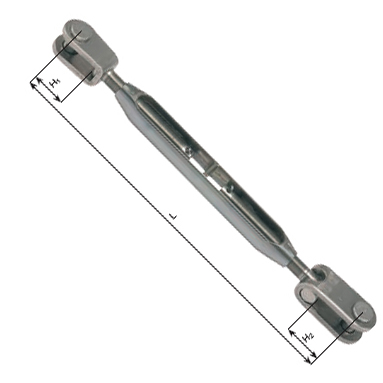 SELDÈN VANTSKRUV 5/16 BRONS TOGGLE