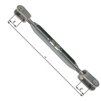 SELDÈN VANTSKRUV 5/16 BRONS TOGGLE