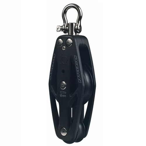 RUTGERSON 80MM FIOLBLOCK ENKEL