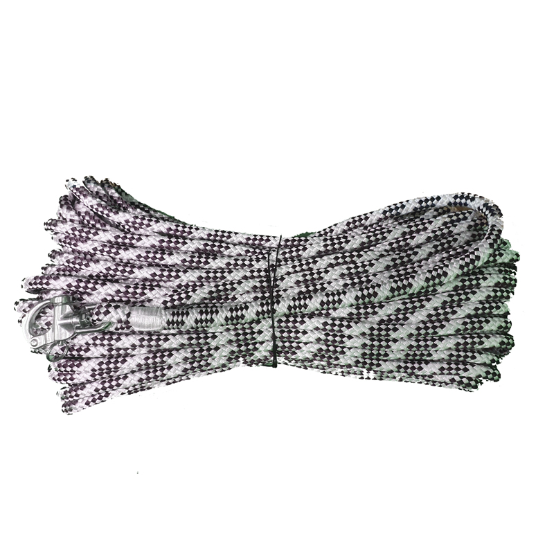 12MM/40M SVART SPINNAKERFALL